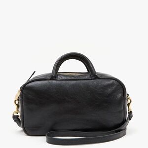 Clare V Petite Claude Black Crossbody Tote